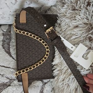 New Michael Kors MK Signature Fanny Pack Belt Bag